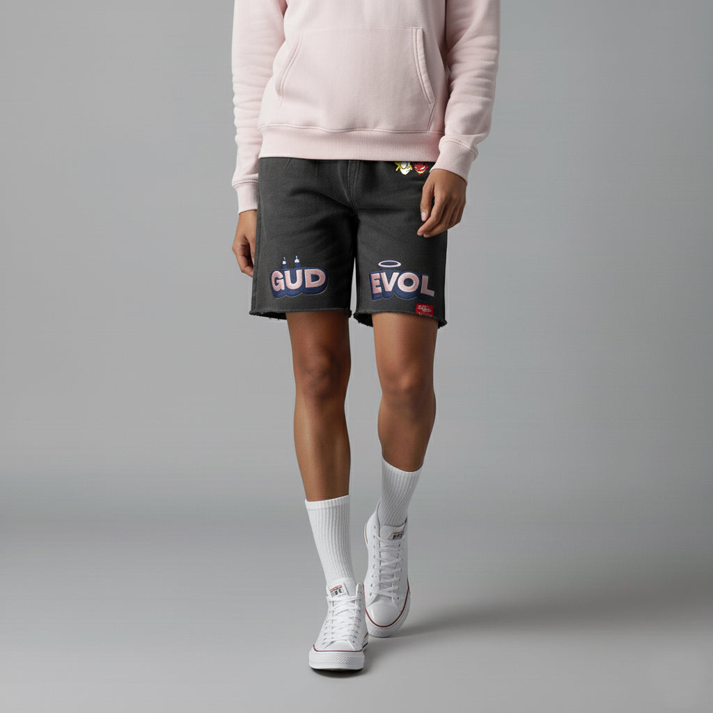 Black Duality Shorts: Ltd Edition